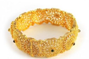 Kada gold bangles - Dhanalakshmi Jewellers