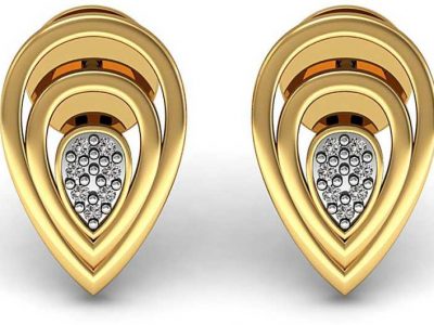 6 Simple Daily Wear Gold Earring Design - People choice