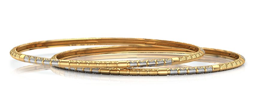 2 gold bangles in 20 grams