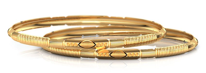 2 gold bangles in 20 grams