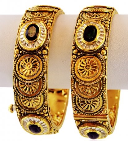 Antique Gold Kada Designs more than 30g