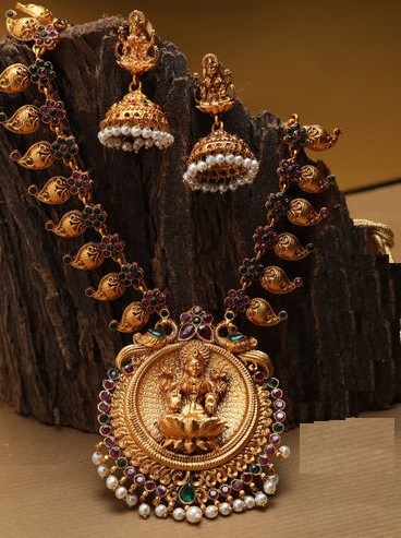 Antique lakshmi pendant designs shop