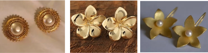 Simple Gold Earrings Designs 2023 | छोटी ईयररिंग की लेटेस्ट डिजाइन