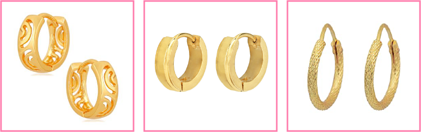 Stylish Bloom 22K Gold Drop Earrings