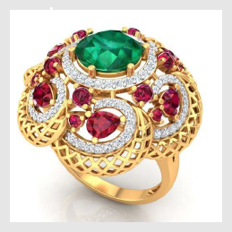 Gold Rings for Women with Stones