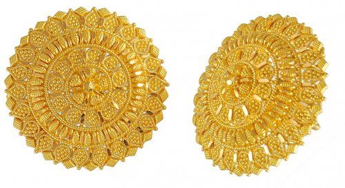 Big Gold Stud Earrings