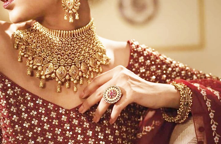 Gold Choker Necklace Designs Dhanalakshmi Jewellers