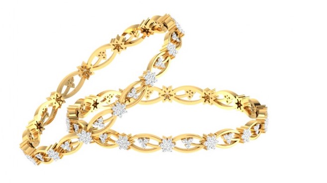 Diamond Bangles