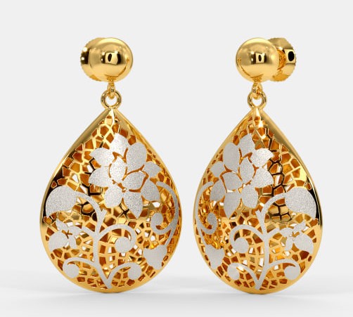 Gold Earrings Drops