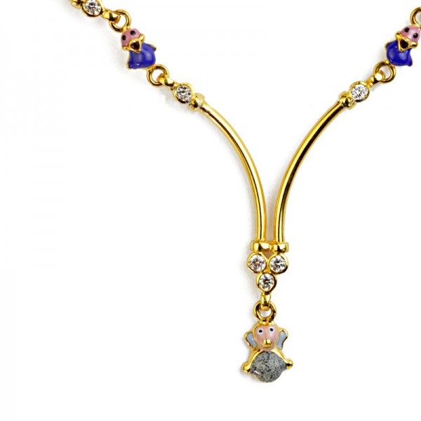 Gold Necklace Designs for Kids