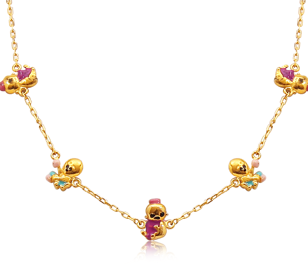 Gold Necklace Designs for Kids