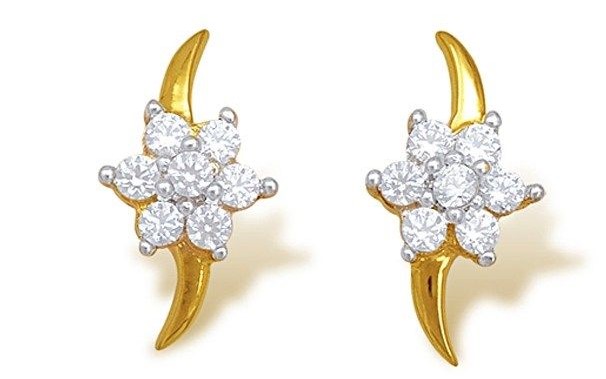 Gold Stud Earring