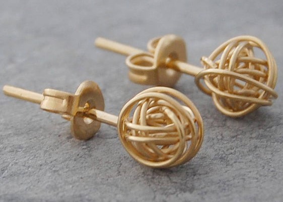 Gold Stud Earring