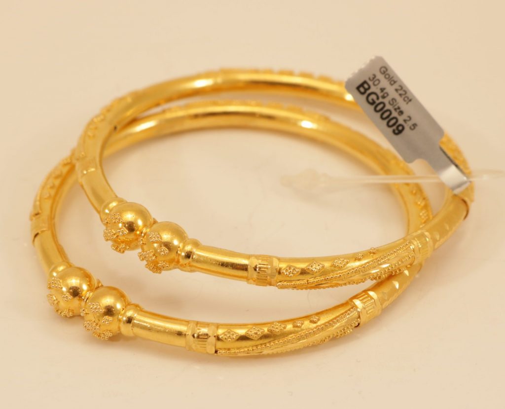 Hollow Gold Bangles