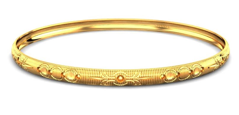 Light Weight Gold Bangles