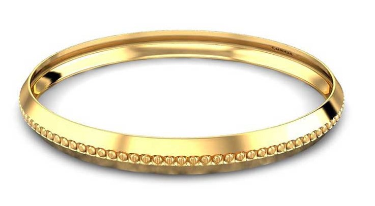 Light Weight Gold Bangles