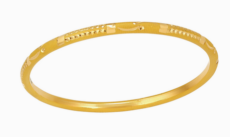 Light Weight Gold Bangles