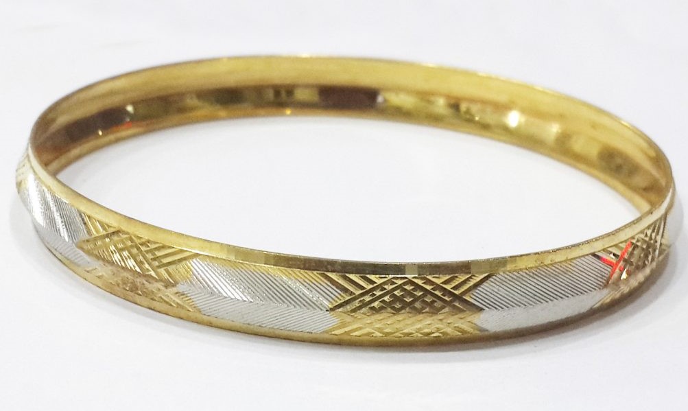 Light Weight Gold Bangles