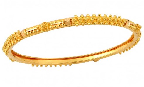 Light Weight Gold Bangles