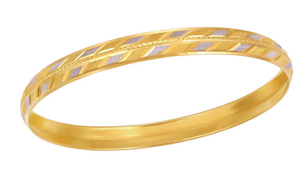 Light Weight Gold Bangles