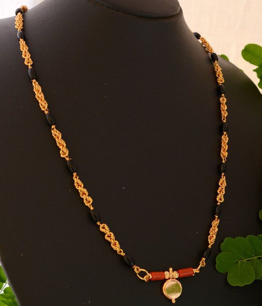 Konkani Mangalsutra|Coral Mangalsutra| Manglorean Mangalsutra|Karimani |GSB Mangalsutra|Daivajna Brahmin Mangalsutra|Mushti kanti|Mangalya chain