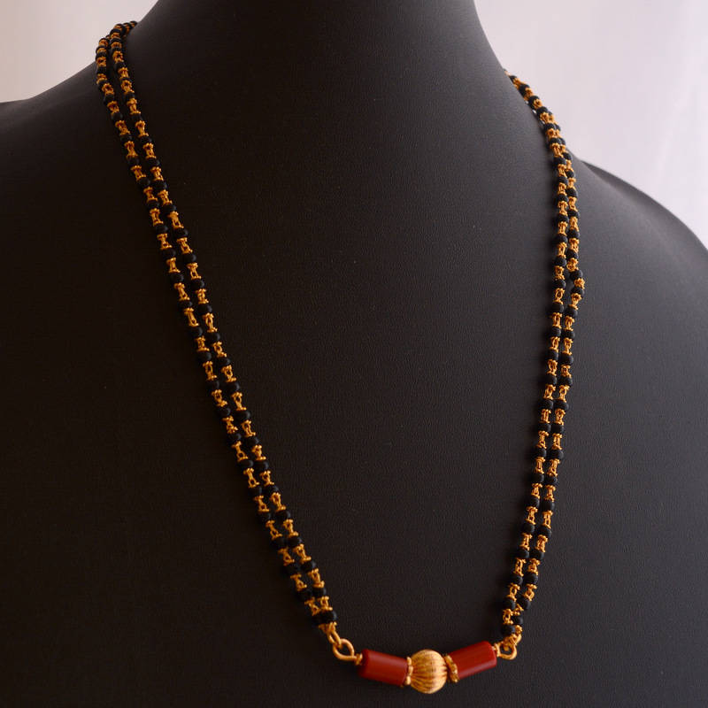 Coral Mangalsutra