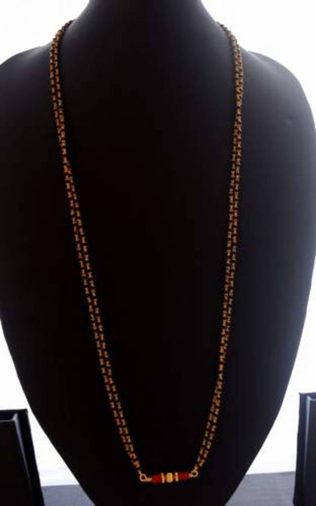 Konkani Mangalsutra|Coral Mangalsutra| Manglorean Mangalsutra|Karimani |GSB Mangalsutra|Daivajna Brahmin Mangalsutra|Mangalya chain