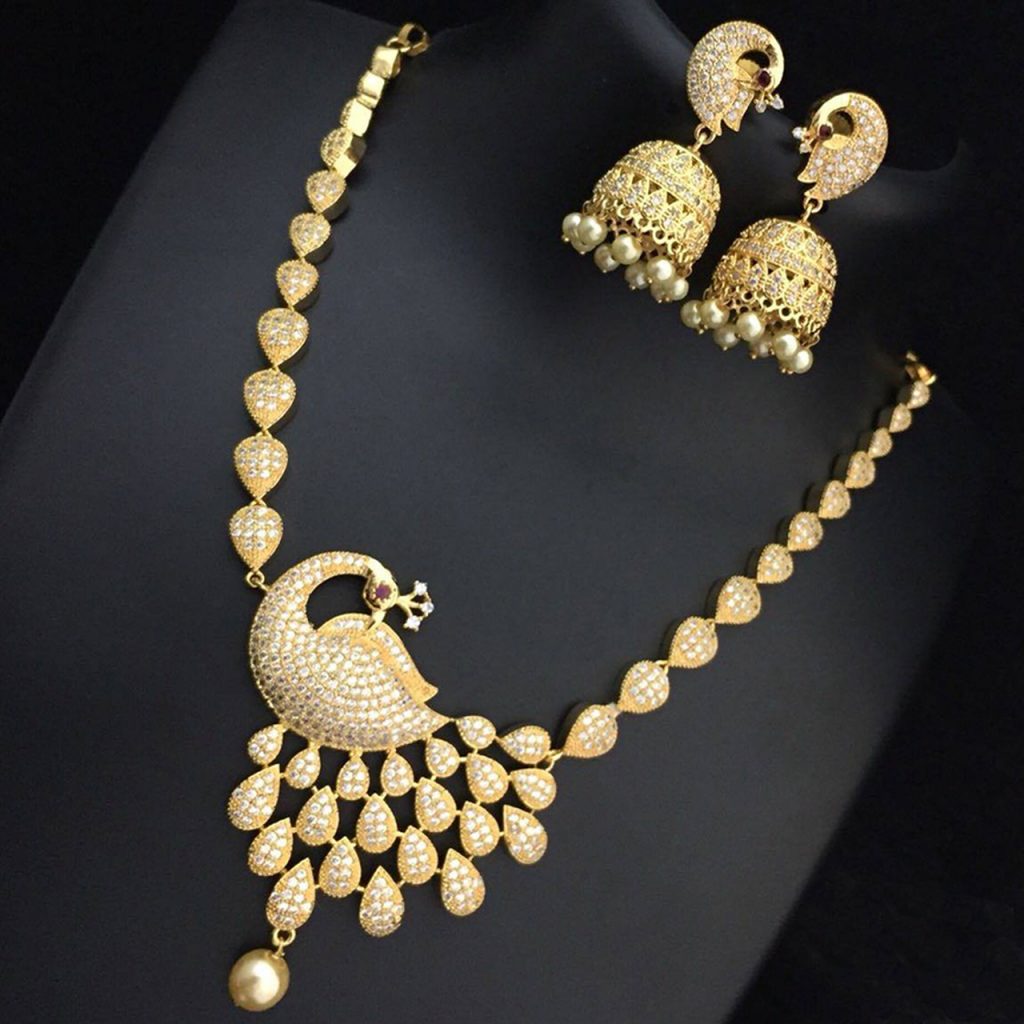 Gold Necklace Set 