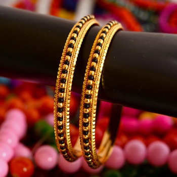 Gold tone karimani beaded bracelet dj-42804 – dreamjwell-thunohoangphong.vn