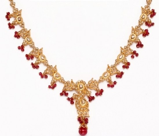 Uncut Diamond Jewellery Necklace Designs