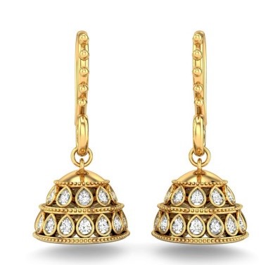 Antique Gold Jhumka