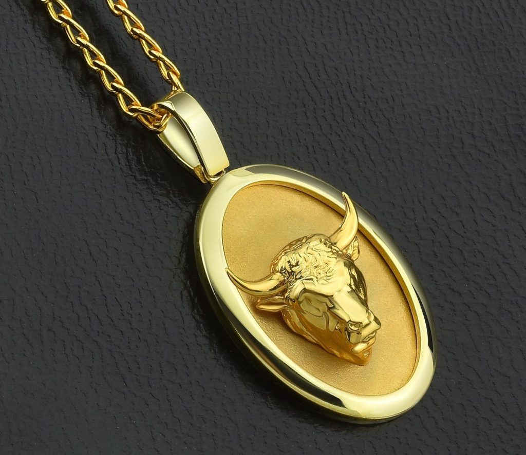 h Gold Pendants for Men