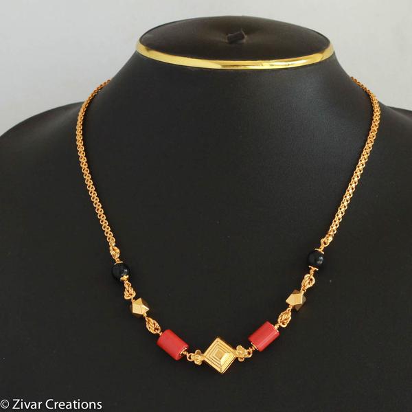 Coral Mangalsutra