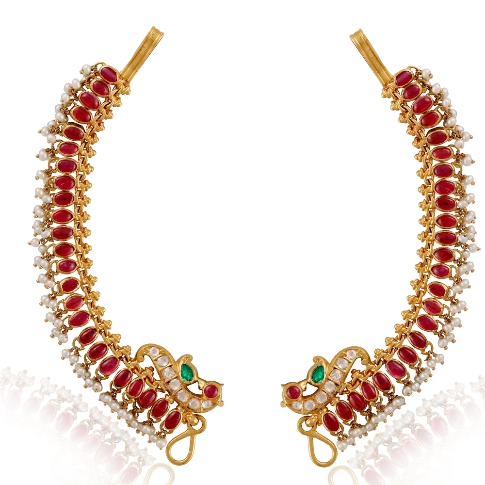 Gold Ear Cuff Earrings