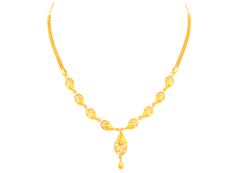 Light Weight Gold Necklace