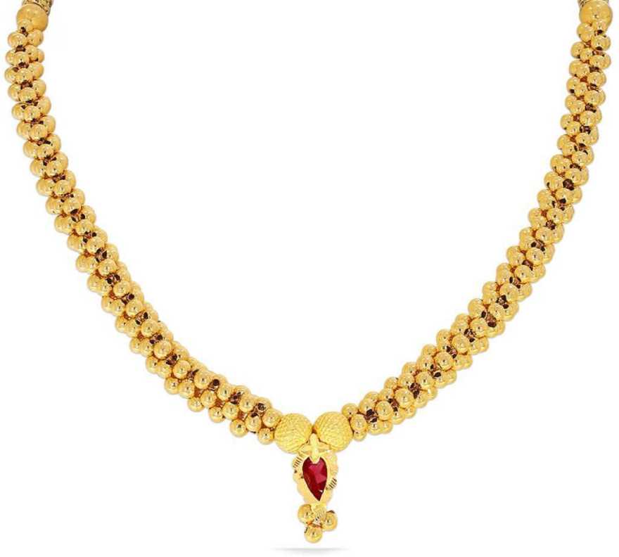 ELLIPSTORE Cherish Necklace Gold-plated Plated Stainless Steel Necklace  Price in India - Buy ELLIPSTORE Cherish Necklace Gold-plated Plated  Stainless Steel Necklace Online at Best Prices in India | Flipkart.com