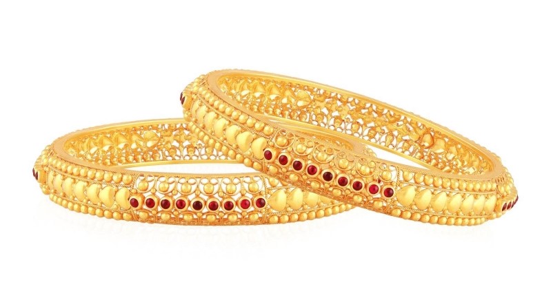 One gram Gold-Plated Daily wear Bangle Bracelets set of 12 | Tradition –  Indian Designs