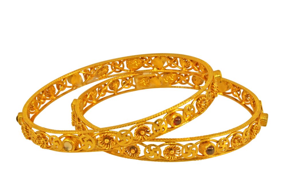 Gold Bangles designs in 40 grams