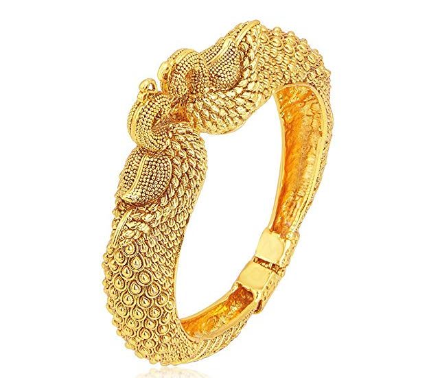 Gold 40 designs gram bangles Gold Plated