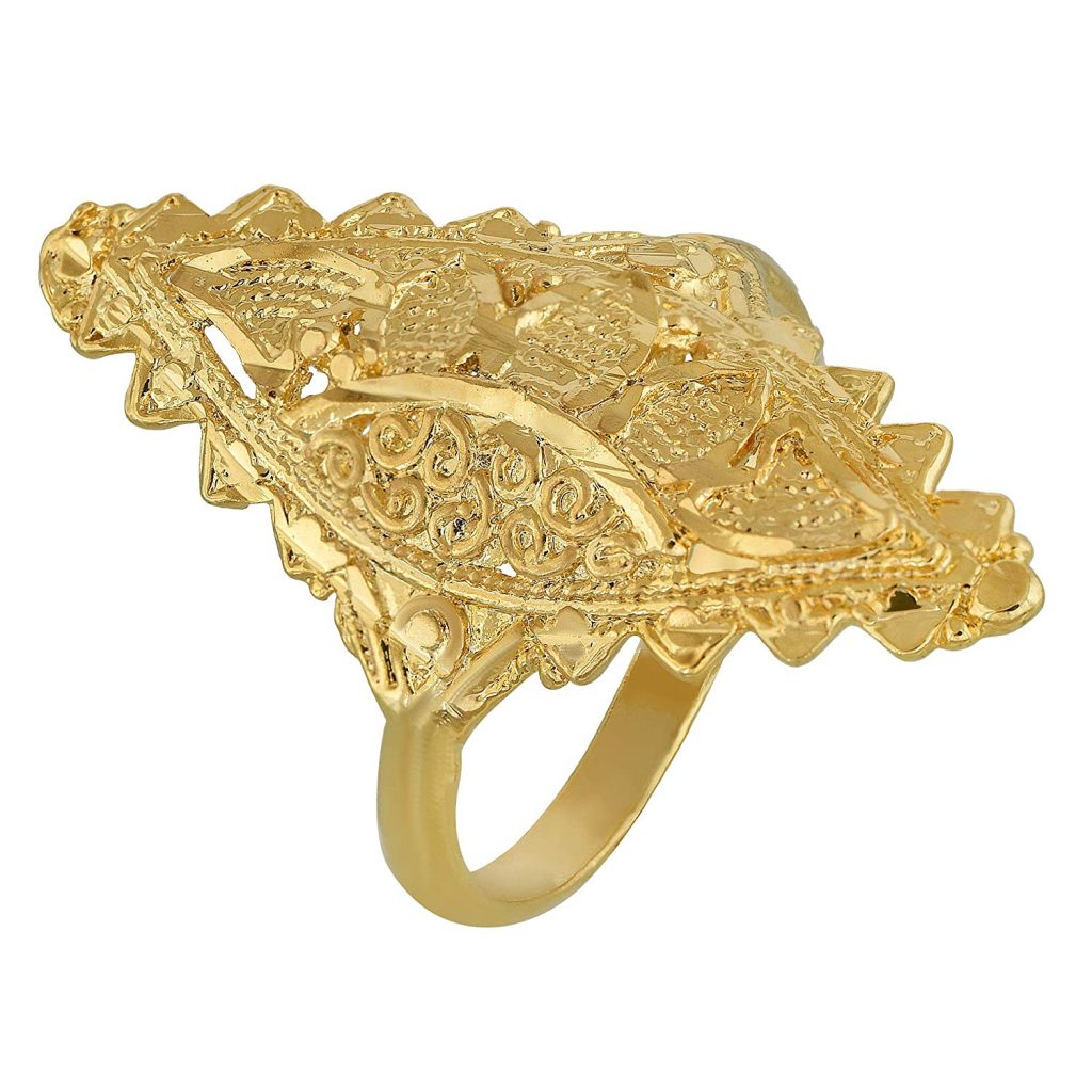 Gold Rings for Female without Stones - Dhanalakshmi Jewellers