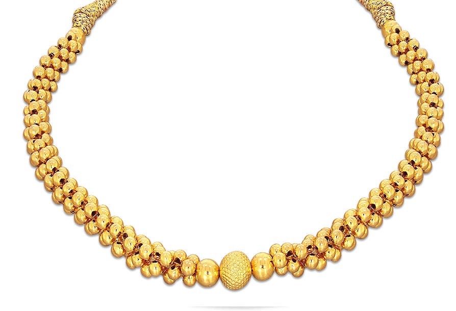 22k Gold Thushi Necklace