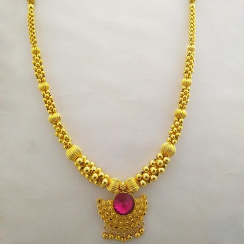 22k Gold Thushi Necklace