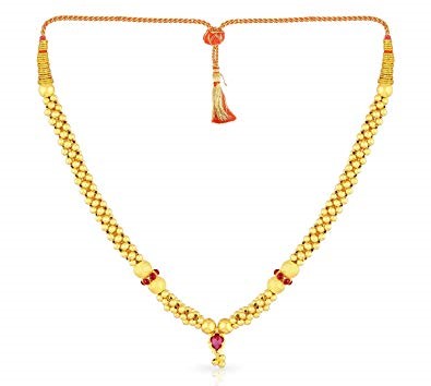 22k Gold Thushi Necklace