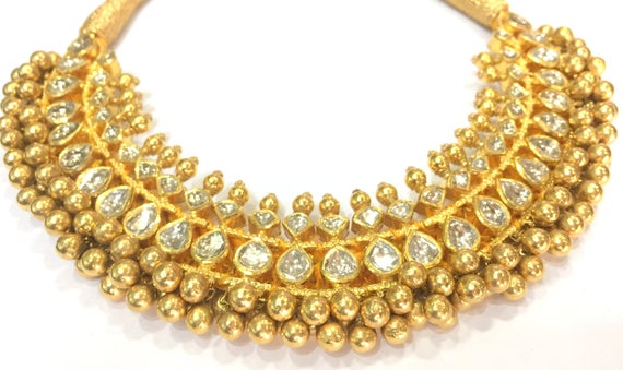 22k Gold Thushi Necklace