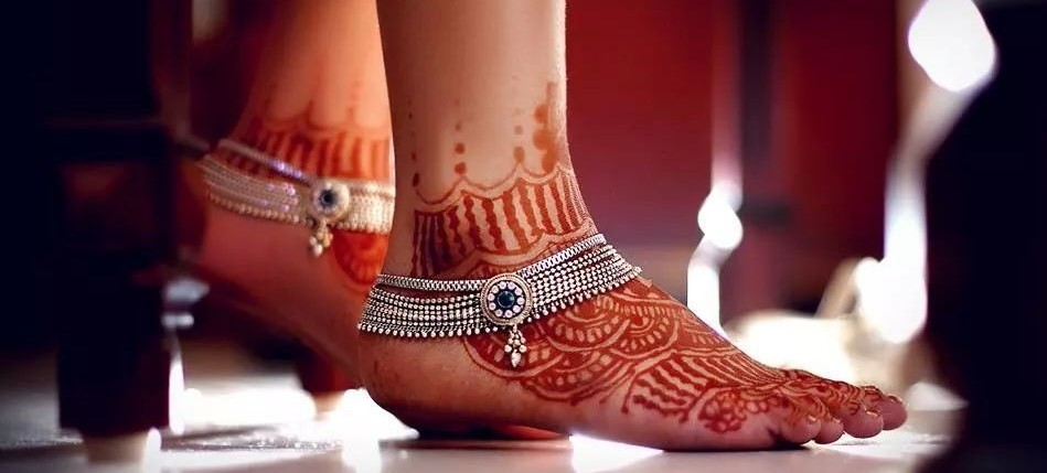 Bridal Silver Anklets