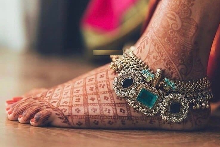 Bridal Silver Anklets