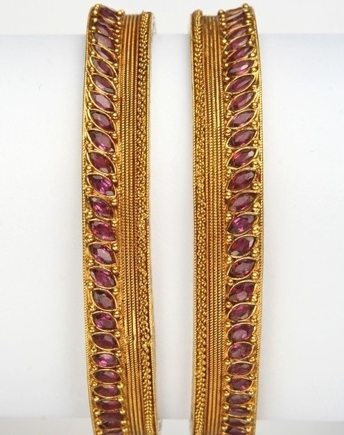 Antique Gold Bangles