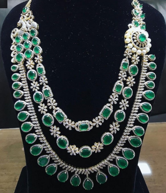 Emerald Diamond Necklace