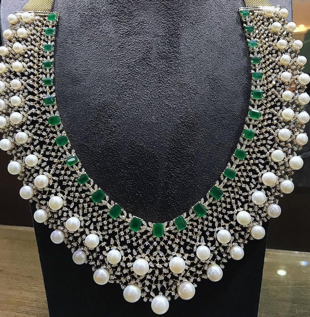 Emerald Diamond Necklace