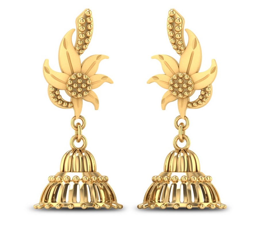 Gold Jhumkas